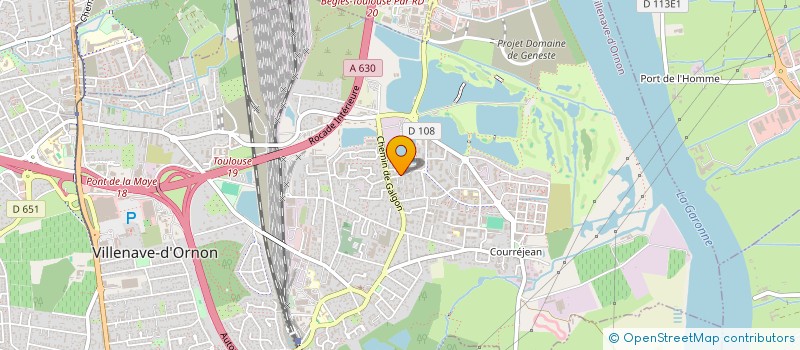 localisation de l'entreprise MADAME OCEANE JOSSELIN  VILLENAVE-D'ORNON