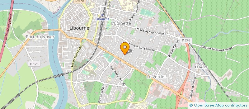 localisation de l'entreprise MADAME OCEANE JOUANNIN à LIBOURNE