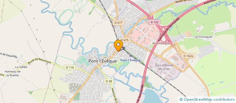 localisation de l'entreprise MADAME OCEANE JOUEN  BEAUMONT-EN-AUGE