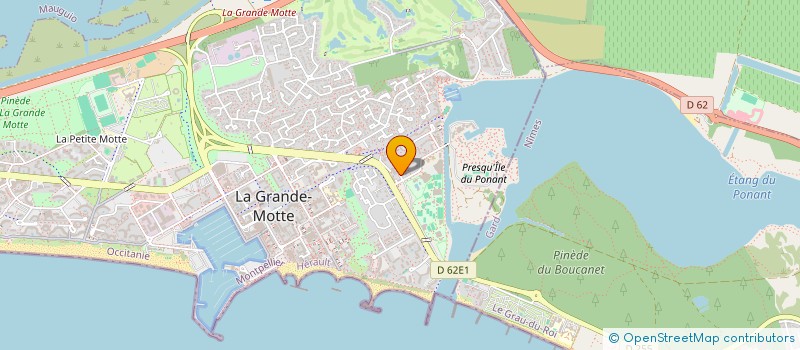 localisation de l'entreprise MADAME OCEANE JOURDAIN  LA GRANDE-MOTTE