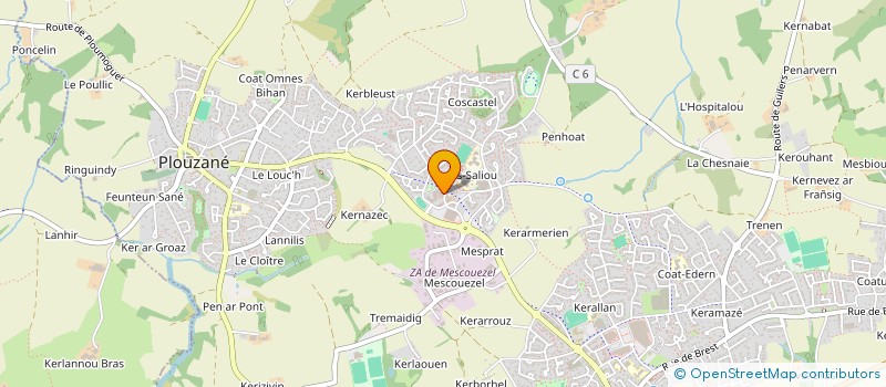 localisation de l'entreprise MADAME OCEANE JUHEL-ESNAULT  PLOUZANE