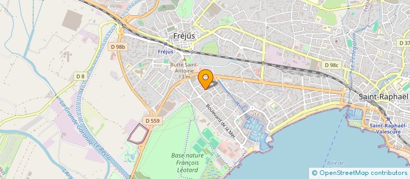 localisation de l'entreprise MADAME OCEANE JULIA ELORA HERGAUX à FREJUS