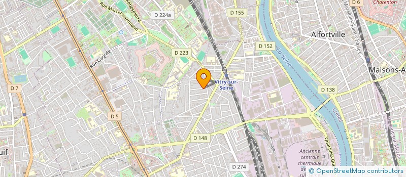 localisation de l'entreprise MADAME OCEANE KAISSANE à VITRY-SUR-SEINE