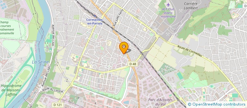 localisation de l'entreprise MADAME OCEANE KARAALIOGLU  CORMEILLES-EN-PARISIS