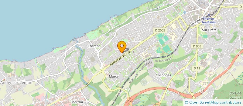 localisation de l'entreprise MADAME OCEANE KEISER à THONON-LES-BAINS