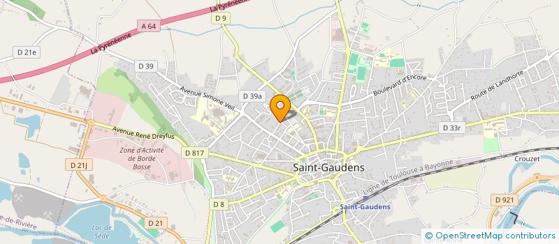 localisation de l'entreprise MADAME OCEANE KLEIN  SAINT-GAUDENS