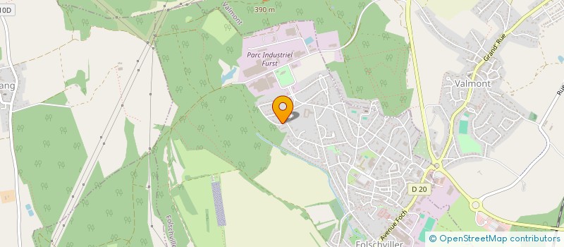 localisation de l'entreprise MADAME OCEANE KLOSSOWSKI  FOLSCHVILLER