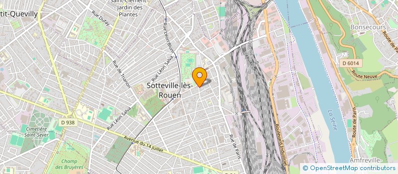 localisation de l'entreprise MADAME OCEANE KOMBILA  SOTTEVILLE-LES-ROUEN