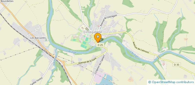 localisation de l'entreprise MADAME OCEANE KONDERLA  CINTEGABELLE