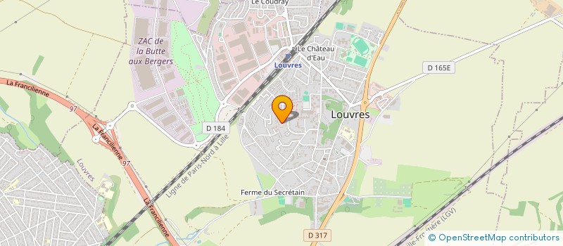 localisation de l'entreprise MADAME OCEANE KUDLA  LOUVRES