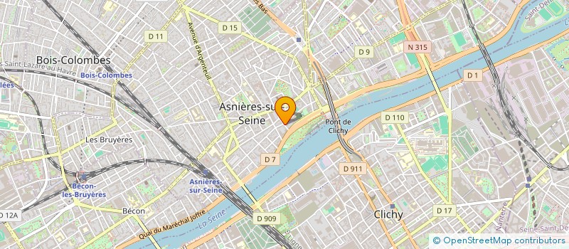 localisation de l'entreprise MADAME OCEANE LACOUR à ASNIERES-SUR-SEINE