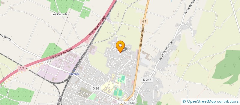 localisation de l'entreprise MADAME OCEANE LAFFONT  LIVRON-SUR-DROME