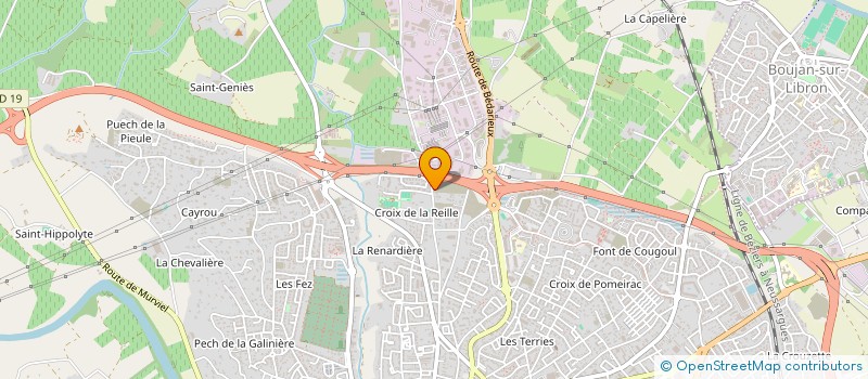 localisation de l'entreprise MADAME OCEANE LAGACHE à BEZIERS