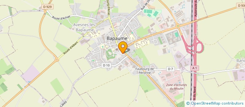 localisation de l'entreprise MADAME OCEANE LAGLENNE  BERTINCOURT