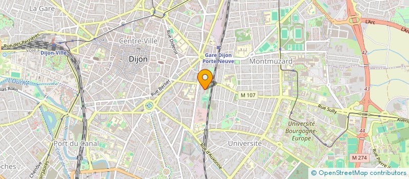 localisation de l'entreprise MADAME OCEANE LAGROS GENEVOIS  DIJON