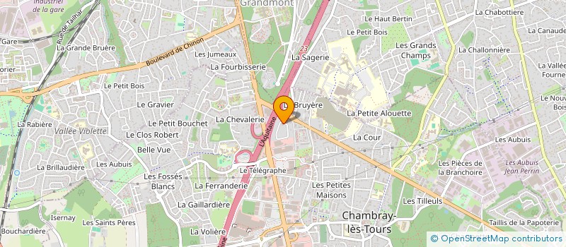 localisation de l'entreprise MADAME OCEANE LAMBERT  CHAMBRAY-LES-TOURS