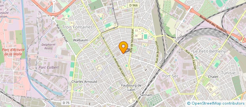 localisation de l'entreprise MADAME OCEANE LANG  REIMS