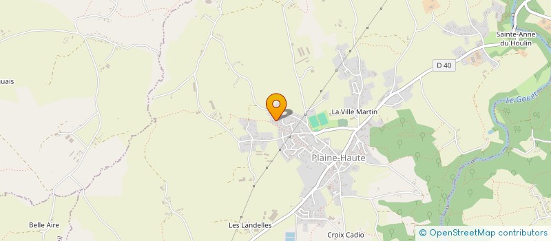 localisation de l'entreprise MADAME OCEANE LE BOURHIS  PLAINE-HAUTE