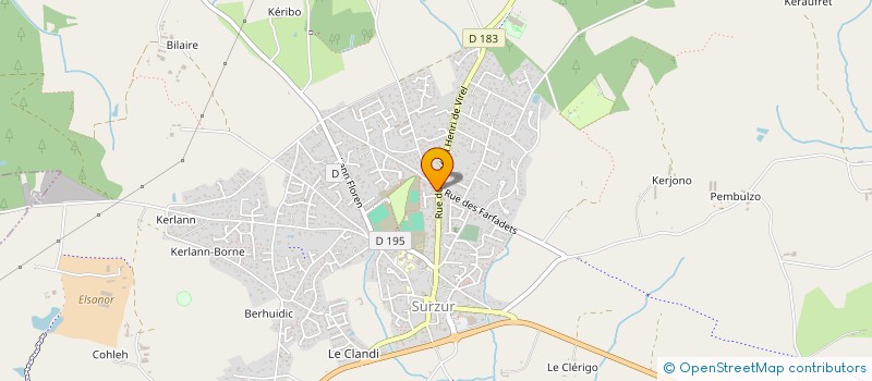 localisation de l'entreprise MADAME OCEANE LE GARREC  SURZUR