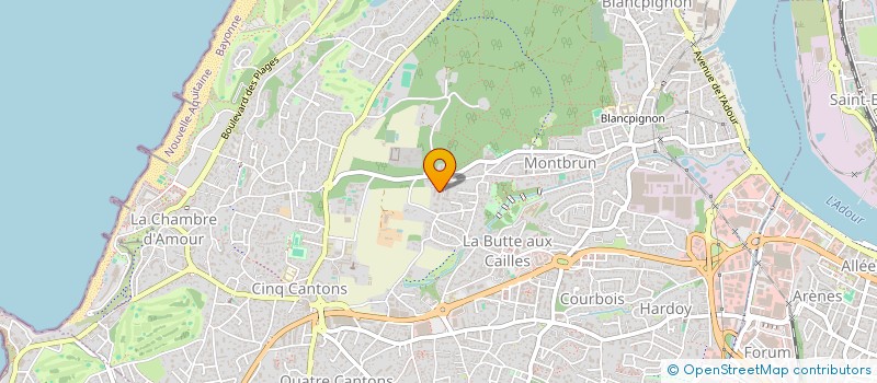 localisation de l'entreprise MADAME OCEANE LE GOUAREGUER  ANGLET