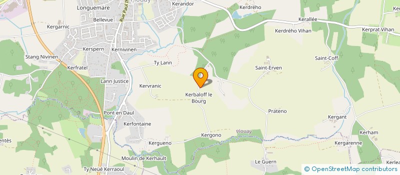 localisation de l'entreprise MADAME OCEANE LE MOELLIC  LANVAUDAN