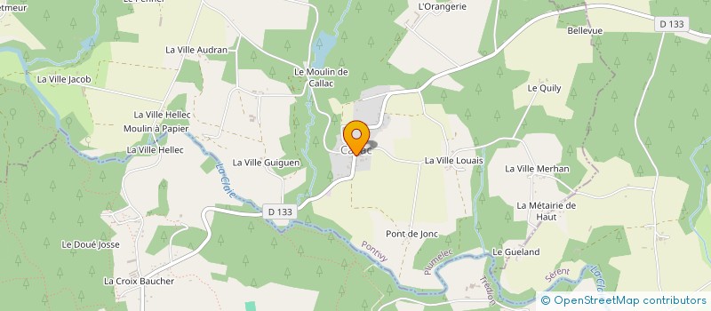 localisation de l'entreprise MADAME OCEANE LE QUILLIEC  PLUMELEC