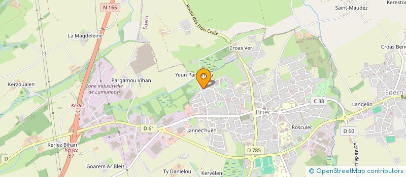 localisation de l'entreprise MADAME OCEANE LE ROUX  BRIEC