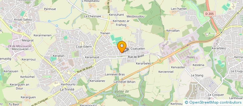 localisation de l'entreprise MADAME OCEANE LE SQUER  PLOUZANE