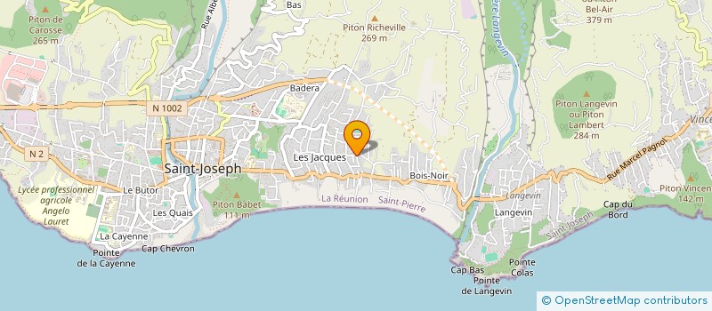 localisation de l'entreprise MADAME OCEANE LEBON à SAINT-JOSEPH