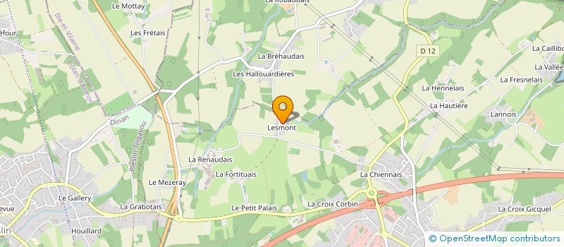 localisation de l'entreprise MADAME OCEANE LEBRET  PLOUER-SUR-RANCE