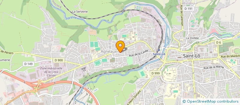 localisation de l'entreprise MADAME OCEANE LECLERC  AGNEAUX