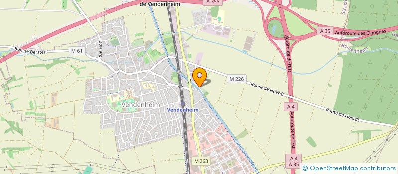 localisation de l'entreprise MADAME OCEANE LECLERC  VENDENHEIM