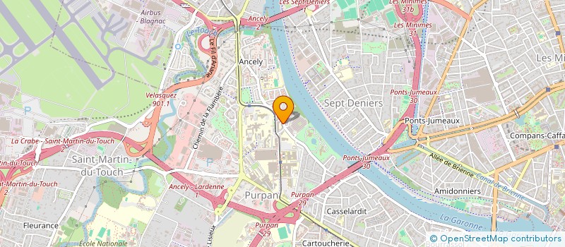 localisation de l'entreprise MADAME OCEANE LECOURT  TOULOUSE