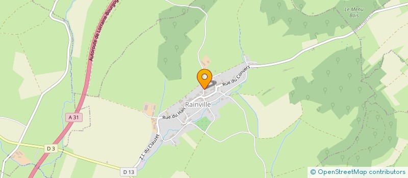 localisation de l'entreprise MADAME OCEANE LEDI  RAINVILLE