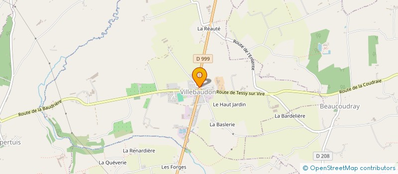 localisation de l'entreprise MADAME OCEANE LEGER  VILLEBAUDON