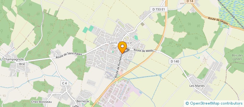 localisation de l'entreprise MADAME OCEANE LEGRAND  SAINT-SULPICE-DE-ROYAN