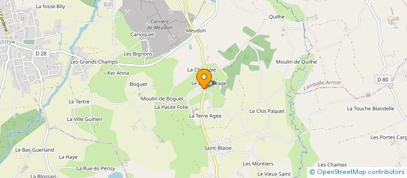 localisation de l'entreprise MADAME OCEANE LELARGE  QUESSOY