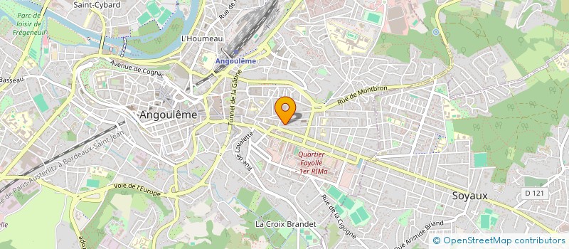 localisation de l'entreprise MADAME OCEANE LEMOINE à ANGOULEME