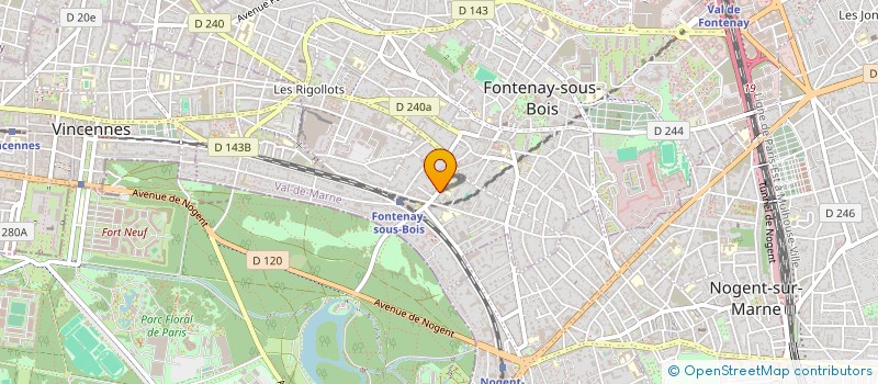 localisation de l'entreprise MADAME OCEANE LENAIN à FONTENAY SOUS BOIS