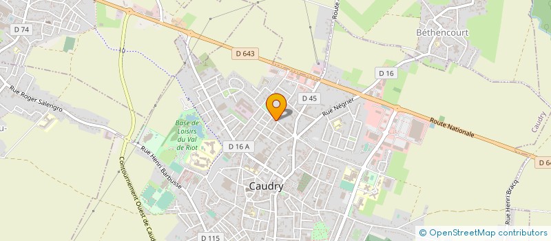 localisation de l'entreprise MADAME OCEANE LESAGE  CAUDRY