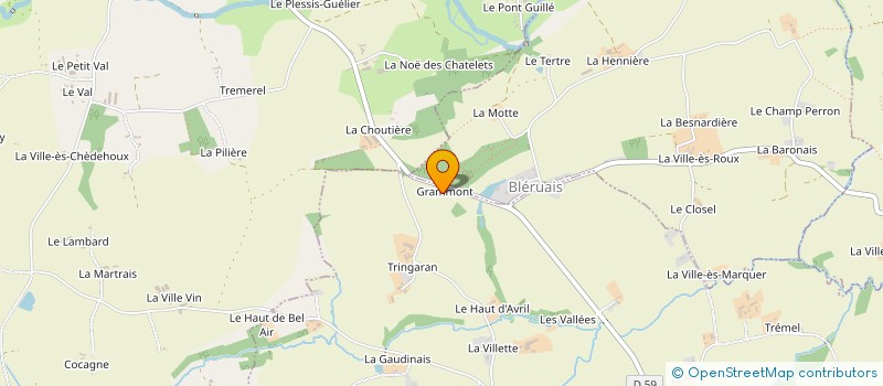 localisation de l'entreprise MADAME OCEANE LESEC  SAINT-MALON-SUR-MEL