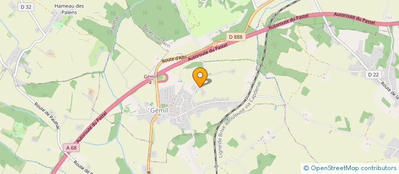 localisation de l'entreprise MADAME OCEANE LEVRERO  GEMIL