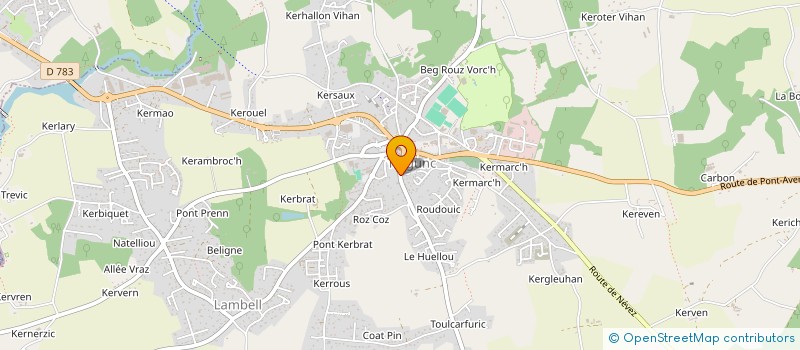 localisation de l'entreprise MADAME OCEANE LIERVILLE  TREGUNC