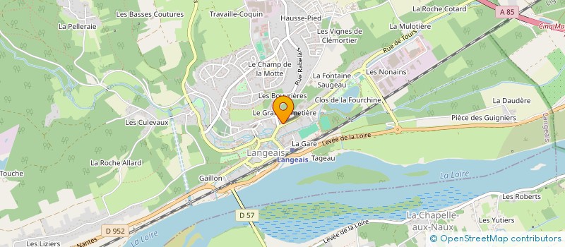 localisation de l'entreprise MADAME OCEANE LO  LANGEAIS