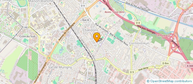 localisation de l'entreprise MADAME OCEANE LOPES  REIMS