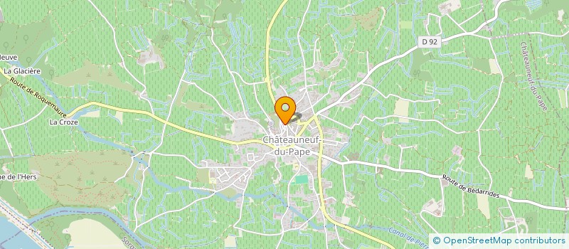 localisation de l'entreprise MADAME OCEANE LORGNIER  CHATEAUNEUF-DU-PAPE