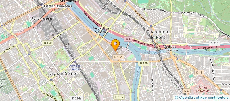 localisation de l'entreprise MADAME OCEANE LOUNDOU GROISILLIER  IVRY-SUR-SEINE