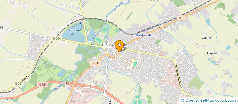 localisation de l'entreprise MADAME OCEANE LOURMIERES à L'ISLE-JOURDAIN