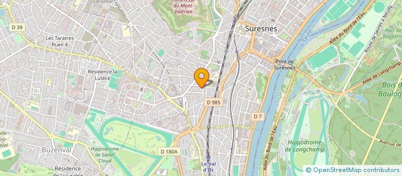 localisation de l'entreprise MADAME OCEANE MAC GARRY à SURESNES