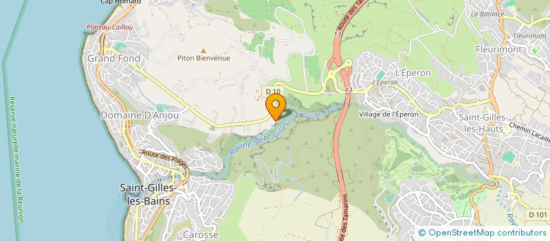 localisation de l'entreprise MADAME OCEANE MACQUERON  SAINT-PAUL